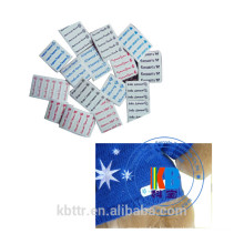 School uniform Hot melt mattress heat seal thermal transfer printing white color hot melting label